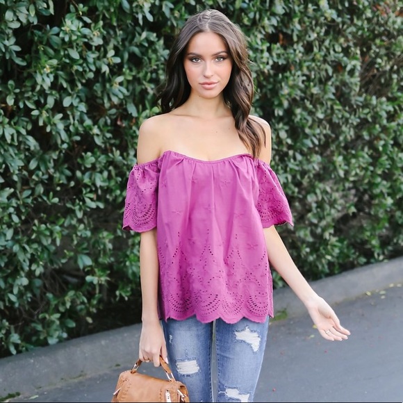 Vici Tops - Off The Shoulder Blouse